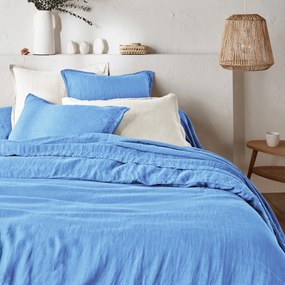 Dekbedovertrek in gewassen linnen, Linot