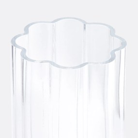 Transparante glazen vaas H25 cm Helia