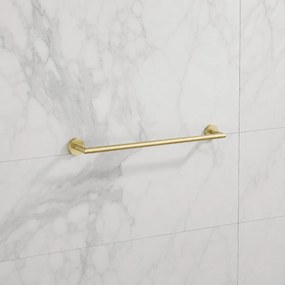 Saniclear Brass handdoekhouder 60cm geborsteld messing mat goud
