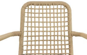 Tuinset 4 personen 160 cm Aluminium/rope Taupe Lifestyle Garden Furniture Catalone/Tavano
