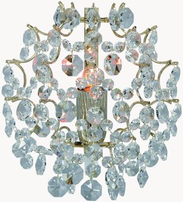 Kristallen wandlamp Rosendal