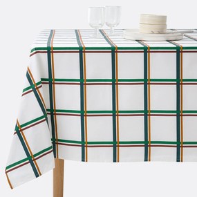 Bedrukt tafelkleed in gecoat katoen, Rafi