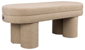 Dutchbone Fern Bankje Beige Boucle Stof