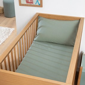 Hoeslaken voor babybed, perkalkatoen, omslag 17 cm