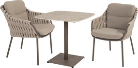 Vermont Montera bistro dining tuinset 3 delig  keramiek terre 4 Seasons Outdoor