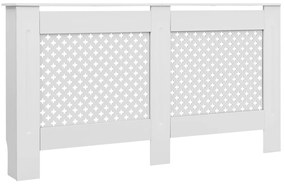 vidaXL Radiatorombouw 152x19x81,5 cm MDF wit