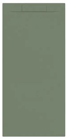 Allibert Luna douchebak Mat Eucal. Groen-180x80x2.9 cm 248504