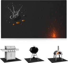 HEAT Outdoor Living BBQ Mat Rechthoek - Vloerbescherming - 61x102 cm