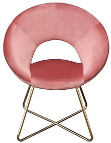 Bella velours fauteuil roze | Cavetown