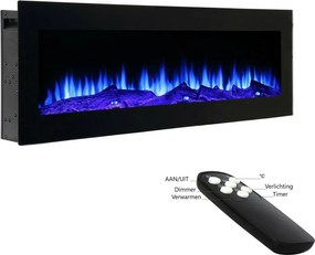 LumberQ In- opbouwsfeerhaard Kira 120 x 35 x 12,5 cm