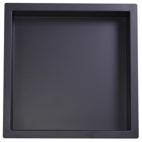 Mueller Black inbouwnis 30x30x10cm zwart mat