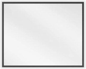 Mexen Loft rechthoekige badkamerspiegel 50 x 40 cm, zwarte lijst - 9852-050-040-000-70