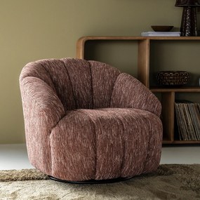 Schelpvormig Fauteuil Rood