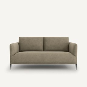 3-zits compacte bank, in stonewashed fluweel, Oscar, ontwerp Emmanuel Gallina