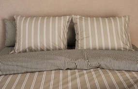 vtwonen Mini Stripe Dekbedovertrek Naturel – Bij Swiss Sense