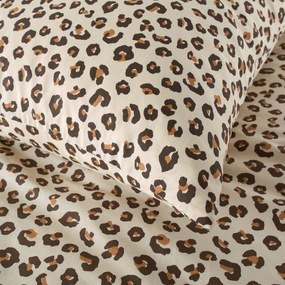 Katoenen bedset voor kinderen, rechthoekige kussensloop.Leopold