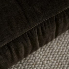 Bruine Hoekbank Met Chaise Longue Links