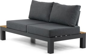 Loungeset 5 personen Aluminium/Teak Grijs Lifestyle Garden Furniture Vittoria