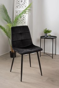 Daris fluwelen stoel