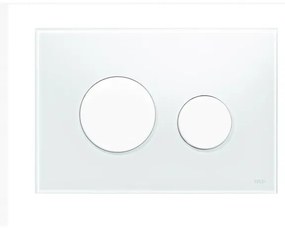 Tece TeceLoop duwplaat kleur glas wit kleur knoppen wit 9.240.650