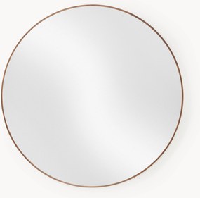 Ronde wandspiegel Avery met eikenhouten lijst