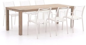 Apple Bee Hawaii/ROUGH-S 220cm dining tuinset 7-delig stapelbaar