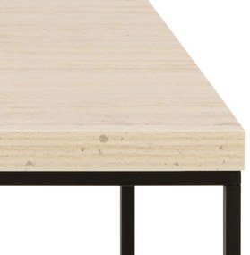 Salontafel Beige Travertin Look 110x55 Cm - 110 X 55cm.