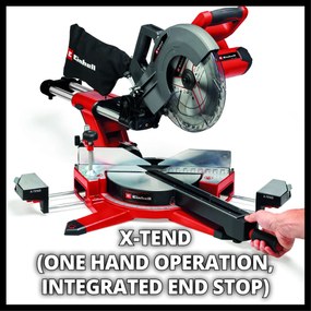 Einhell TE-SM 36/10 L Li Solo - Accu Radiaal-, Afkort-/Verstekzaag -Ø254 mm - Power X-Change