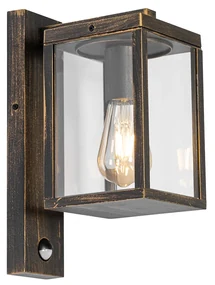 Buiten wandlamp antiek goud IP44 - Capital