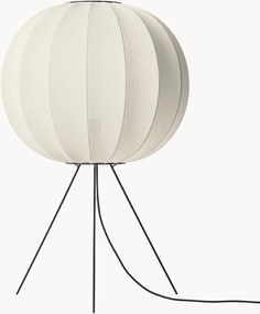 Handgemaakte kleine tripod vloerlamp Knit-Wit