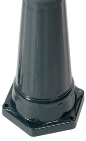 Landelijke buiten lantaarn donker groen 3-lichts IP44 - New Orleans