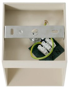 Moderne wandlamp beige G9 vierkant - Transfer