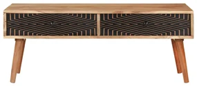 vidaXL Salontafel 100x50x39 cm massief acaciahout