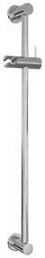 Brauer Stripe thermostatische badkraan met glijstang en 3 standen handdouche chroom
