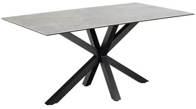 Eettafel Grijs Keramiek 160x90 Cm - 160 X 90cm.