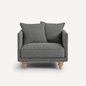 Fauteuil katoen/linnen, Lazare