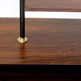 Kare Design Ravello Sheesham Schoenenkast Met Roede - 160x45x174.5cm.