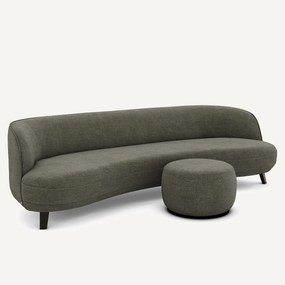 XL katoen/linnen voetensteun Rosebury design E.Gallina