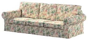 Dekoria Ektorp hoes 3-zits slaapbank nieuw model (2013), roze-beige