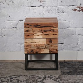 Massief Acaciahouten Nachtkastje - 40x35x60cm.