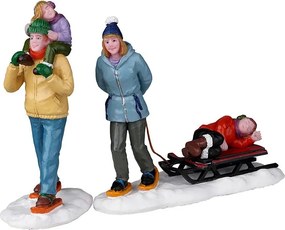Lemax -'Long Day Snowshoeing'- Figuur