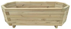 vidaXL Plantenbak verhoogd 100x40x31 cm geïmpregneerd grenenhout