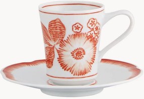 Porseleinen espressokopje & schoteltje Coralina
