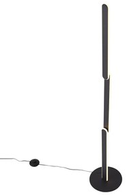 Design vloerlamp zwart incl. LED 3-staps dimbaar - Gate