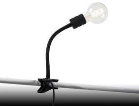 Moderne klemlamp zwart met flexarm - Cavalux Modern Minimalistisch E27 Binnenverlichting Lamp