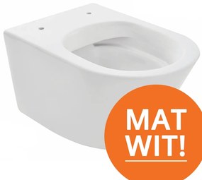 Mueller Afesta toiletpot randloos 52cm mat wit