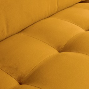 BePureHome Rodeo Classic Velvet 2,5-zits Bank Gecapitonneerd Oker