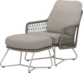 Showroommodel Trapani lounge balkonset 2 delig naturel zand rope