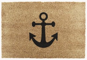 Handgemaakte kokos deurmat Anchor