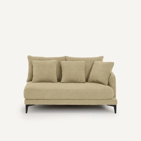 Halve bank van gevlochten polyester, 2-zit, MODERNISTE